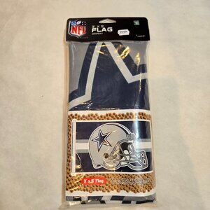 Wincraft Vertical Flag Banner Indoor Dallas Cowboys Football  Outdoor 3' x 5'  S
